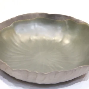 Seramik Yeşil Büyük Servis Tabağı