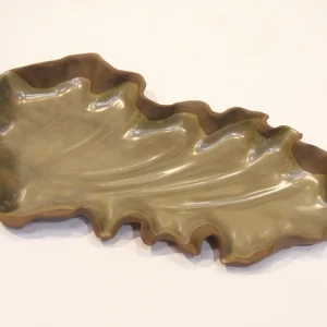 Seramik Yeşil Sunum Servis Tabağı