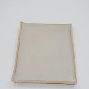 Seramik Çiçek Kısa Suşi Tabağı