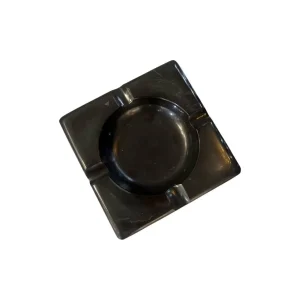 Dekoratif Mermer Kül Tablası Siyah