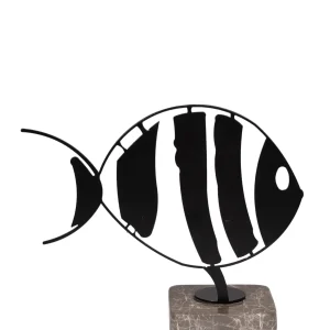Balık Figürlü Metal Obje